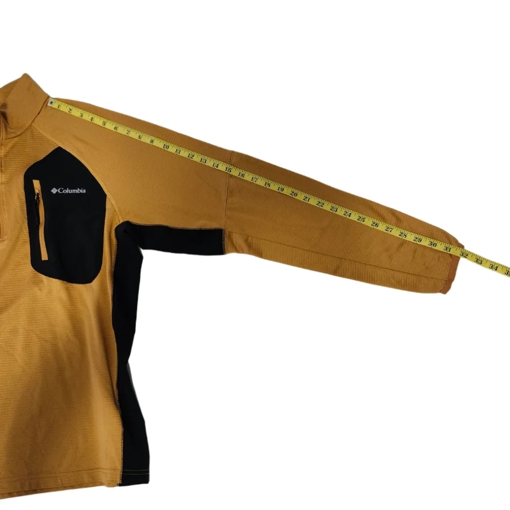 Columbia Men's L Pullover Jacket Yellow & Black